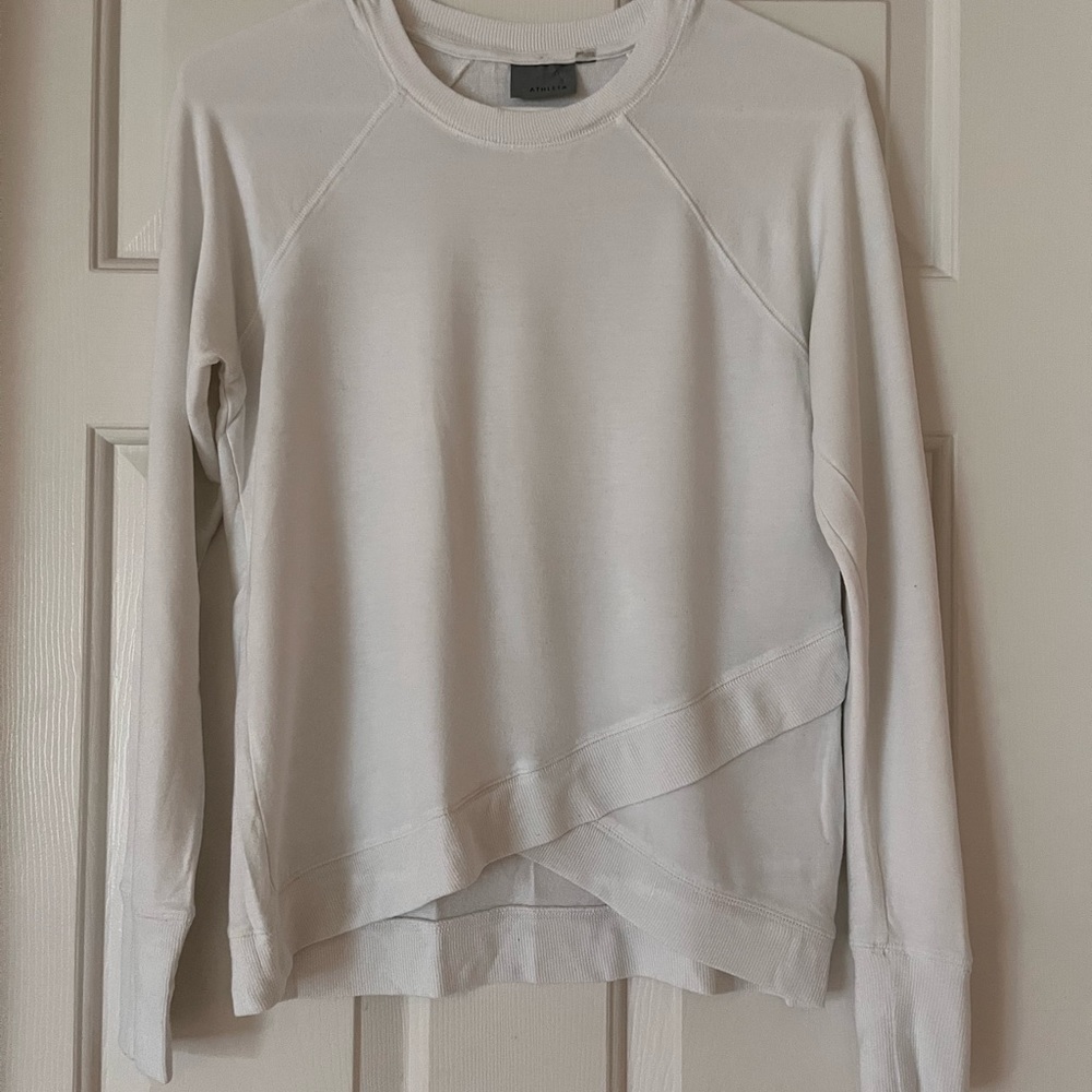 Athleta brand sweatshirt. Size small. Soft white color